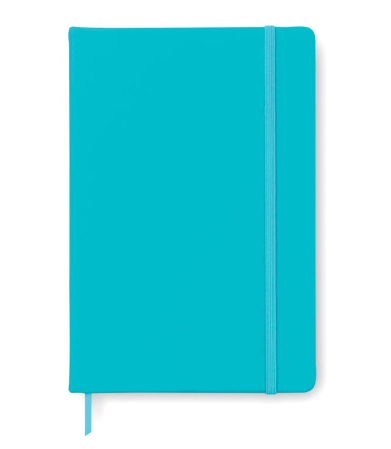 Agenda A5 turquoise coperta tare elastic si semn de carte