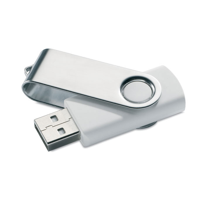 USB memory stick rotativ 8 GB alb