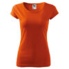 Culoare portocaliu tricou Malfini Pure dam