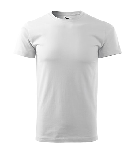 Culoare alb tricou Malfini Basic