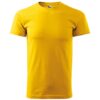 Culoare galben tricou Malfini Basic