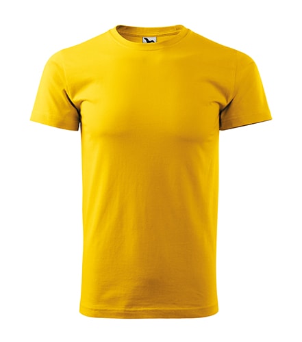 Culoare galben tricou Malfini Basic