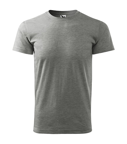 Culoare gri inchis tricou Malfini Basic