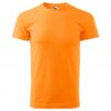 Tricou Malfini Basic barbatesc culoare tangerine orange