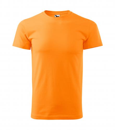 Tricou Malfini Basic barbatesc culoare tangerine orange