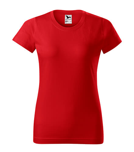 Culoare rosu tricou Malfini Basic dama