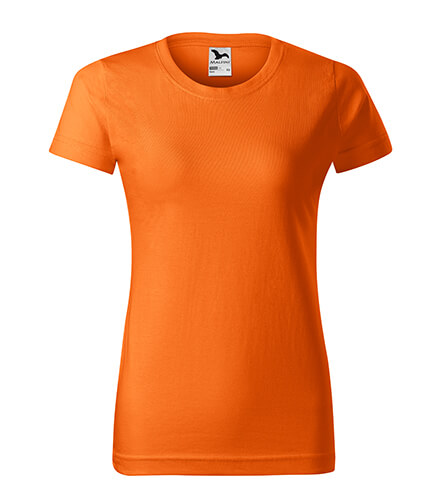 Culoare portocaliu tricou Malfini Basic dama