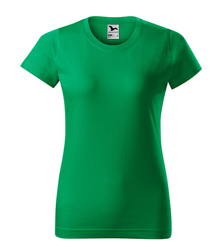Culoare verde mediu tricou Malfini Basic dama
