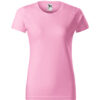 Culoare roz tricou Malfini Basic dama