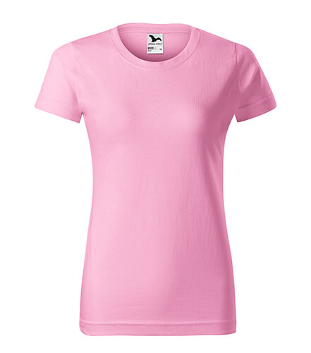 Culoare roz tricou Malfini Basic dama