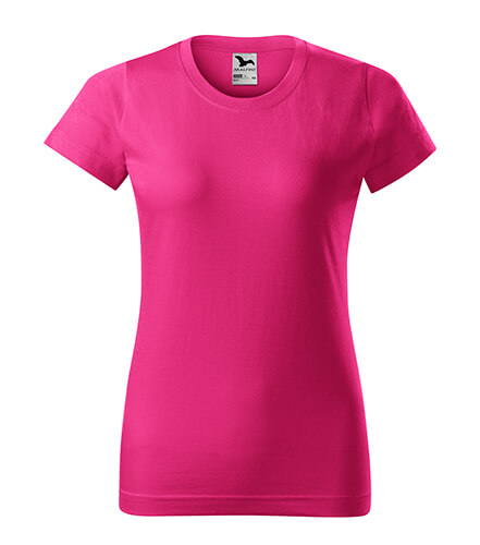 Culoare roz zmeura tricou Malfini Basic dama