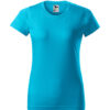 Culoare turquoise tricou Malfini Basic dama