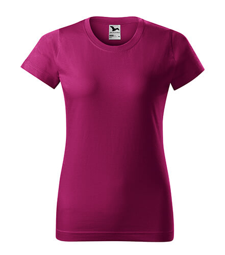 Culoare rosu fucsie tricou Malfini Basic dama