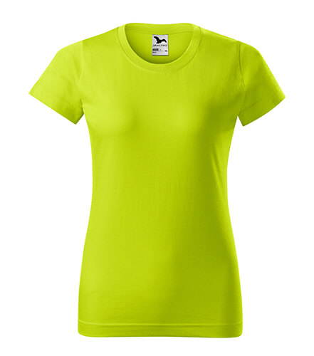 Culoare lime tricou Malfini Basic dama