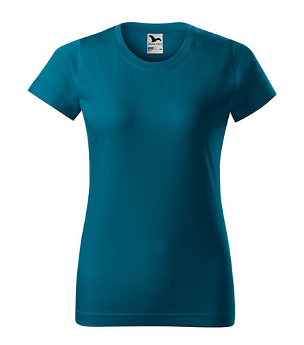 Culoare albastru petrol tricou Malfini Basic dama