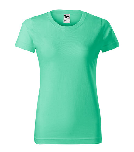 Culoare verde menta tricou Malfini Basic dama