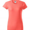 Culoare coral tricou Malfini Basic dama