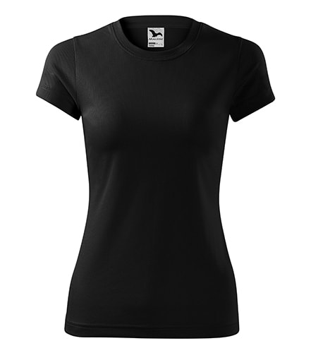 Culoare negru tricou tehnic Malfini Fantasy dama