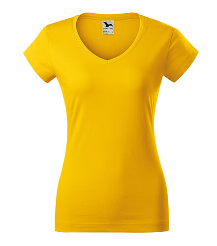 Culoare galben tricou Malfini Fit dama