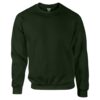 Forest green Sweater unisex Gildan Dry Blend 50%bumbac 50%poliester 305 g/mp interior pufos