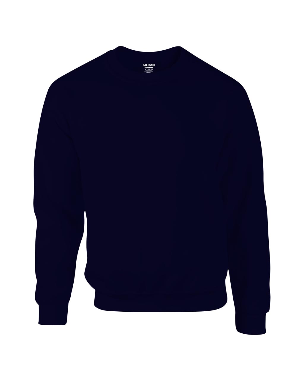 Bleumarin Sweater unisex Gildan Dry Blend 50%bumbac 50%poliester 305 g/mp interior pufos