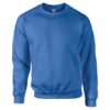 Albastru royal Sweater unisex Gildan Dry Blend 50%bumbac 50%poliester 305 g/mp interior pufos
