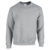 Sport grey Sweater unisex Gildan Heavy Blend 50%bumbac 50%poliester 271 g/mp interior pufos