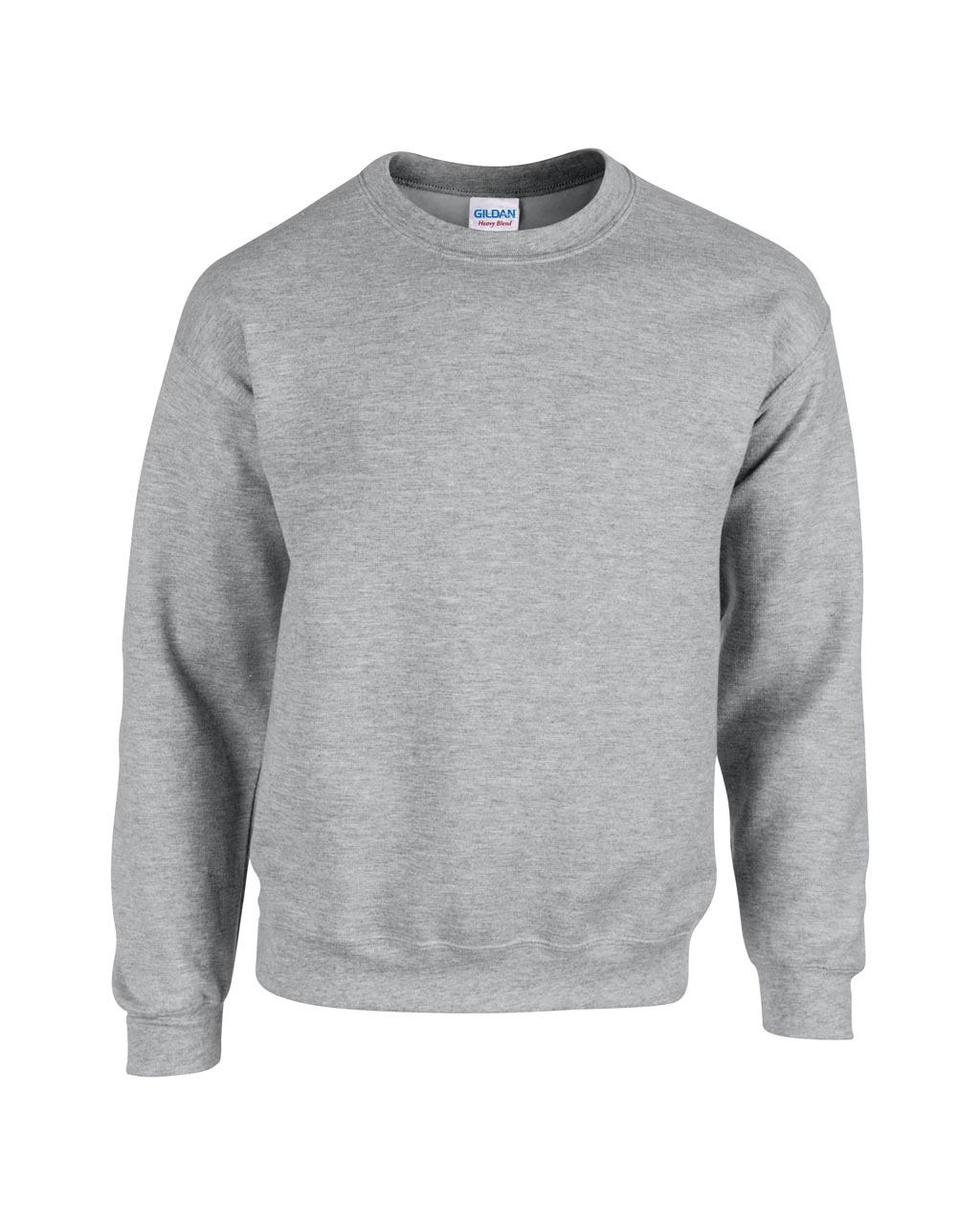 Sport grey Sweater unisex Gildan Heavy Blend 50%bumbac 50%poliester 271 g/mp interior pufos