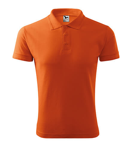 Culoare portocaliu tricou polo Malfini barbatesc