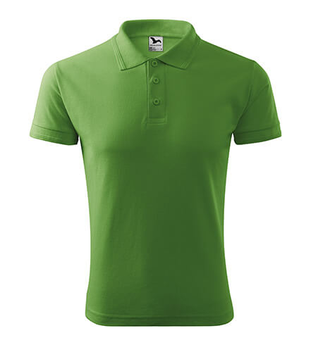 Culoare verde iarba tricou polo Malfini barbatesc