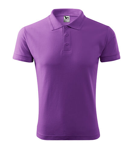 Culoare violet tricou polo Malfini barbatesc