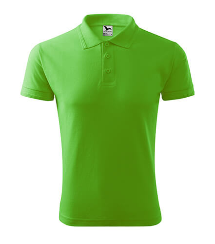 Culoare verde iarba tricou polo Malfini barbatesc