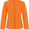 Hanorac orange dama Maureen 100% fleece anti-scamosare 280 g/mp, buzunare laterale, fermoar KA907