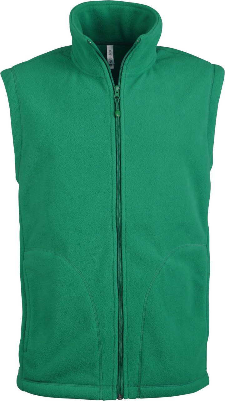 Vesta barbateasca kelly green Luca 100% fleece anti-scamosare 300 g/mp, buzunare laterale,  KA913