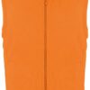 Vesta barbateasca orange Luca 100% fleece anti-scamosare 300 g/mp, buzunare laterale,  KA913