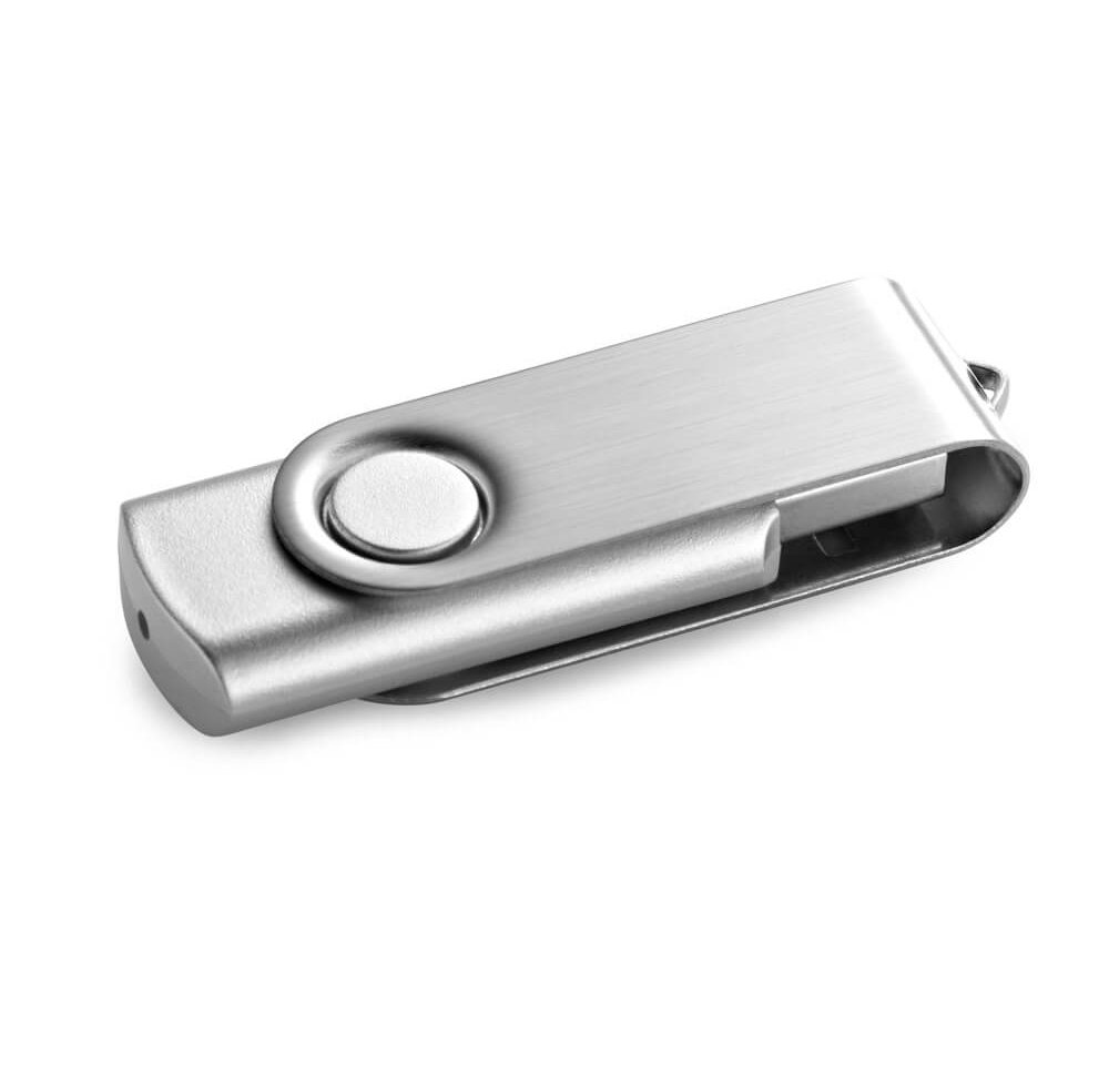 USB 4/8/16 GB argintiu satinat